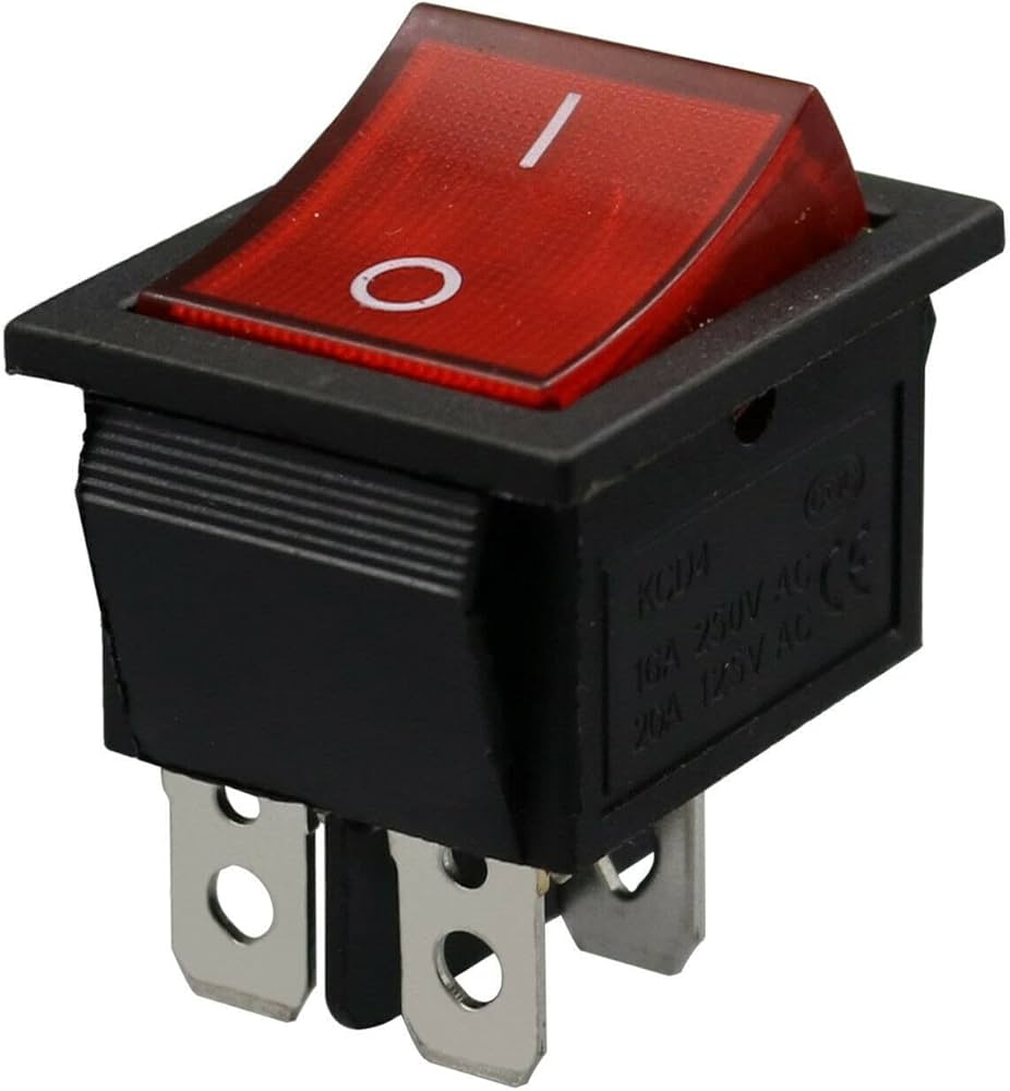 Switch Lavadora N-05 Kcd4 Rojo